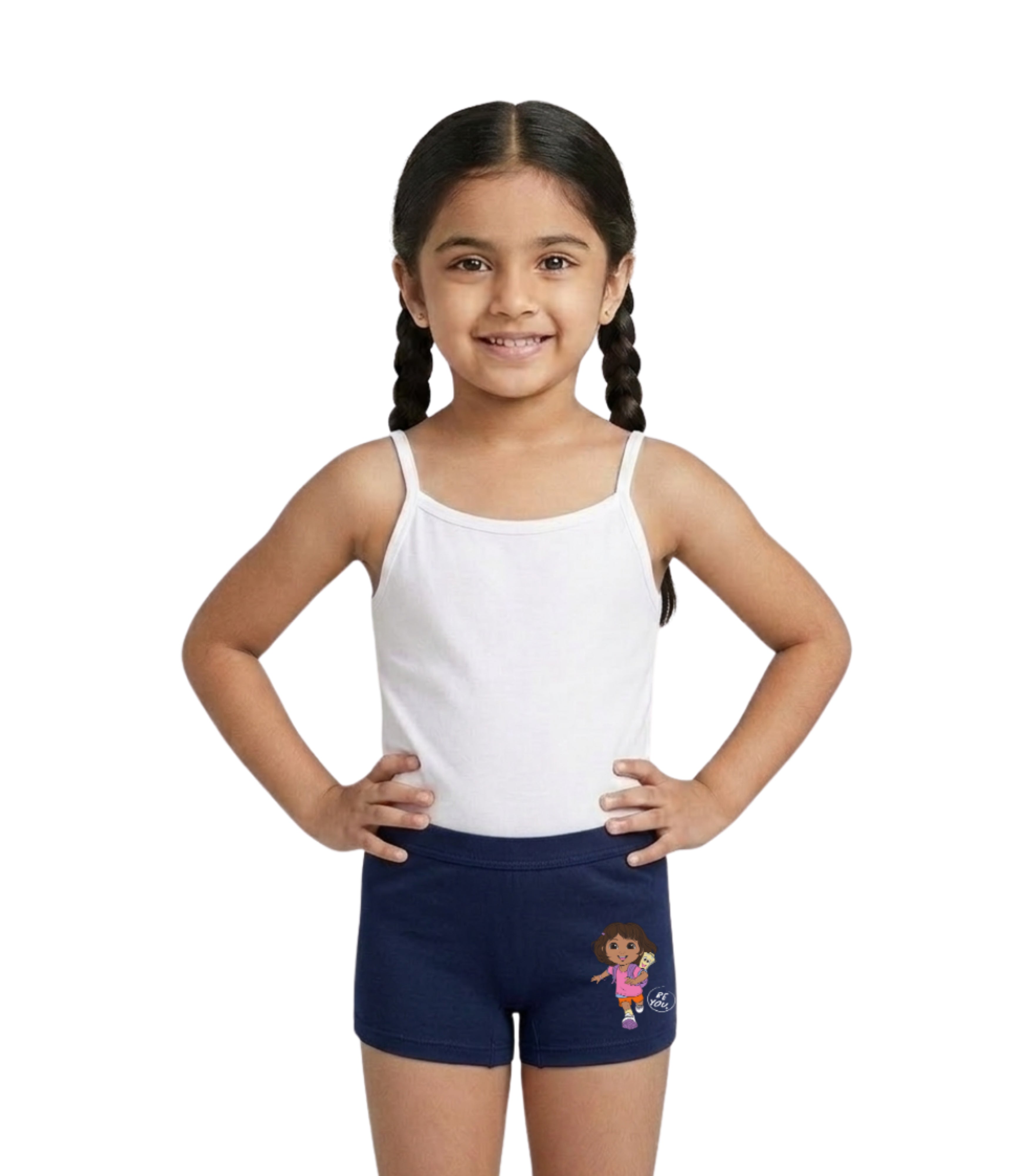 Dora Running Be You Adventure Cartoon Printed Girls Panty