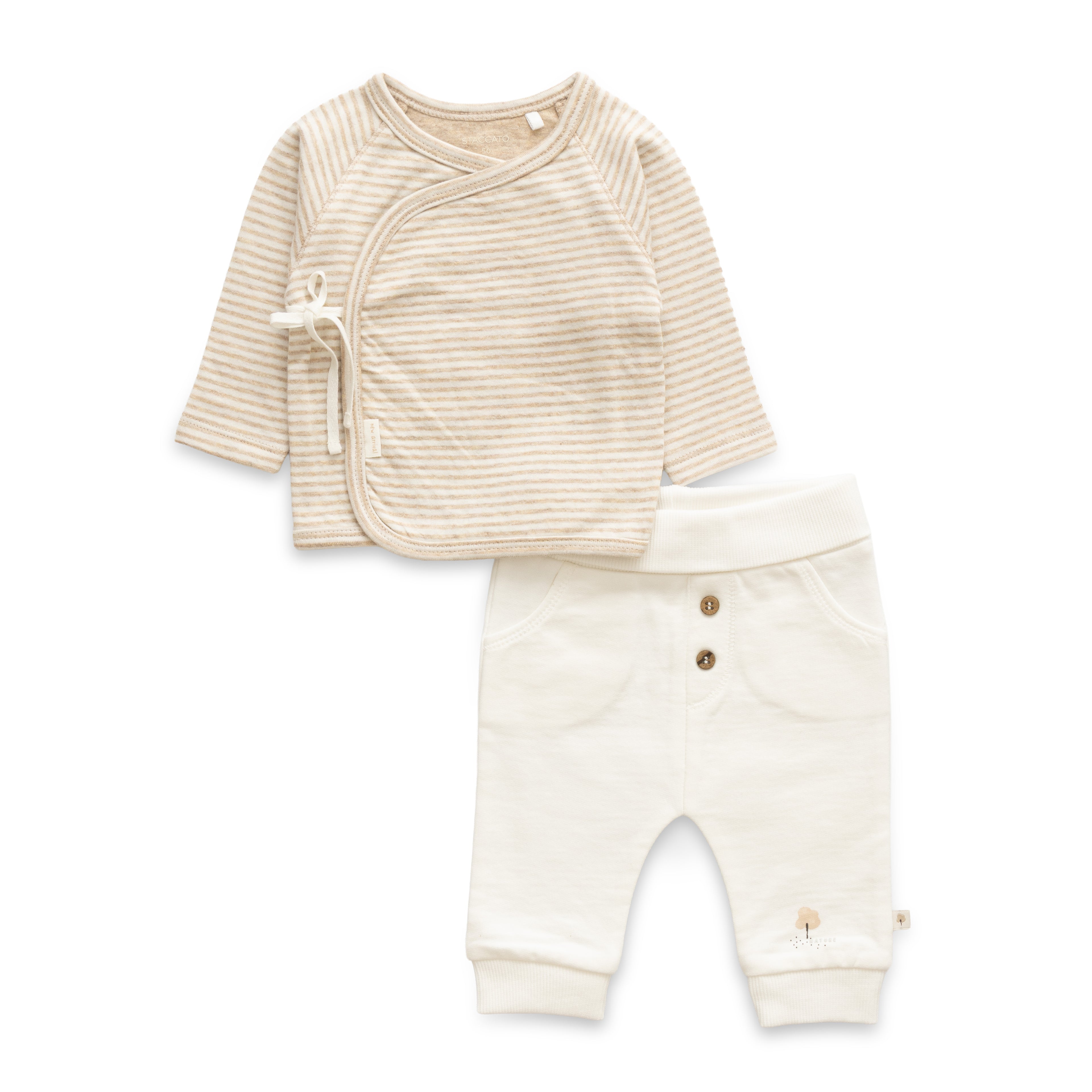 Elegant Beige & White Theme House Designer Baby Layette Pack