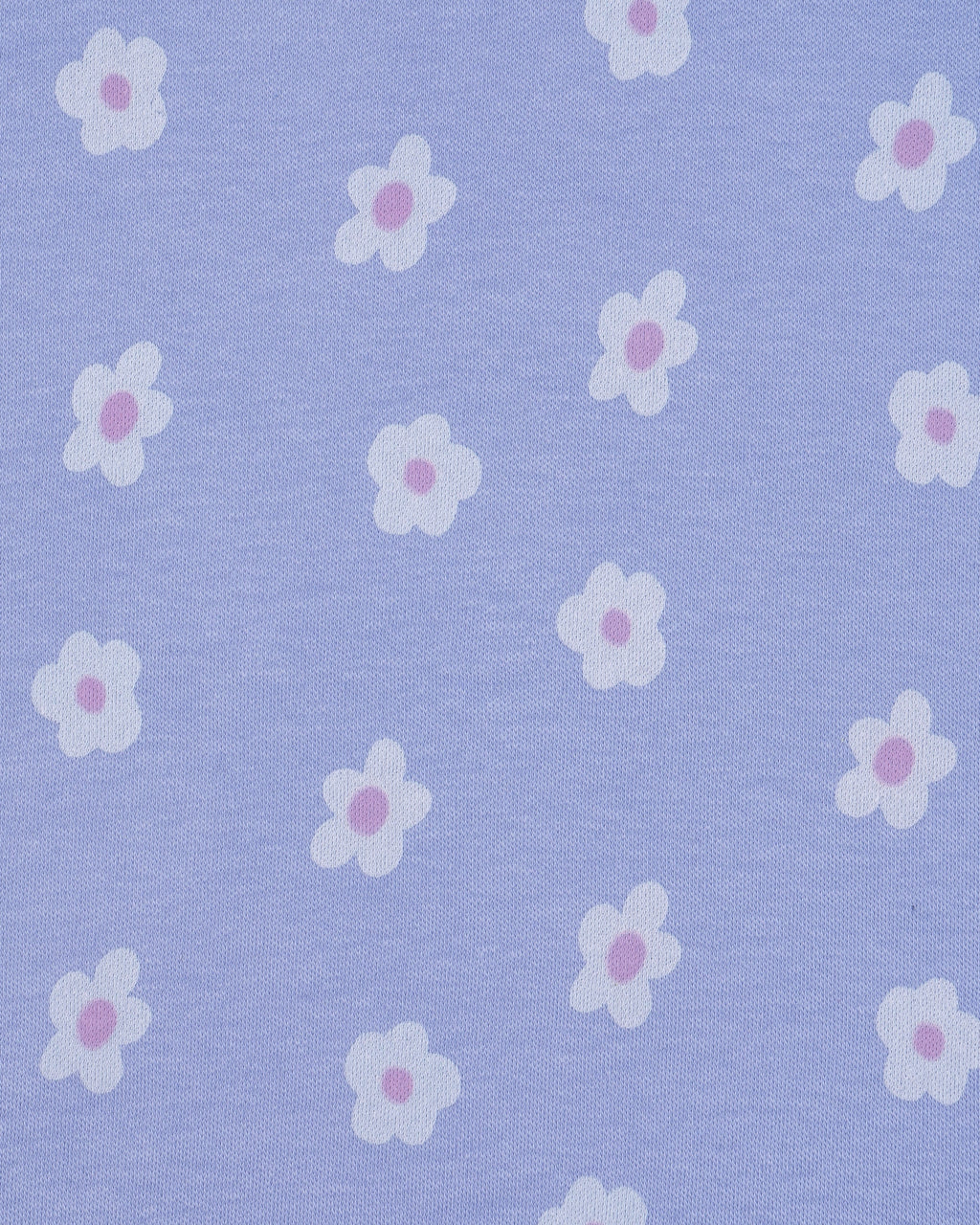 Purple Floral Printed Girls A-line Dress