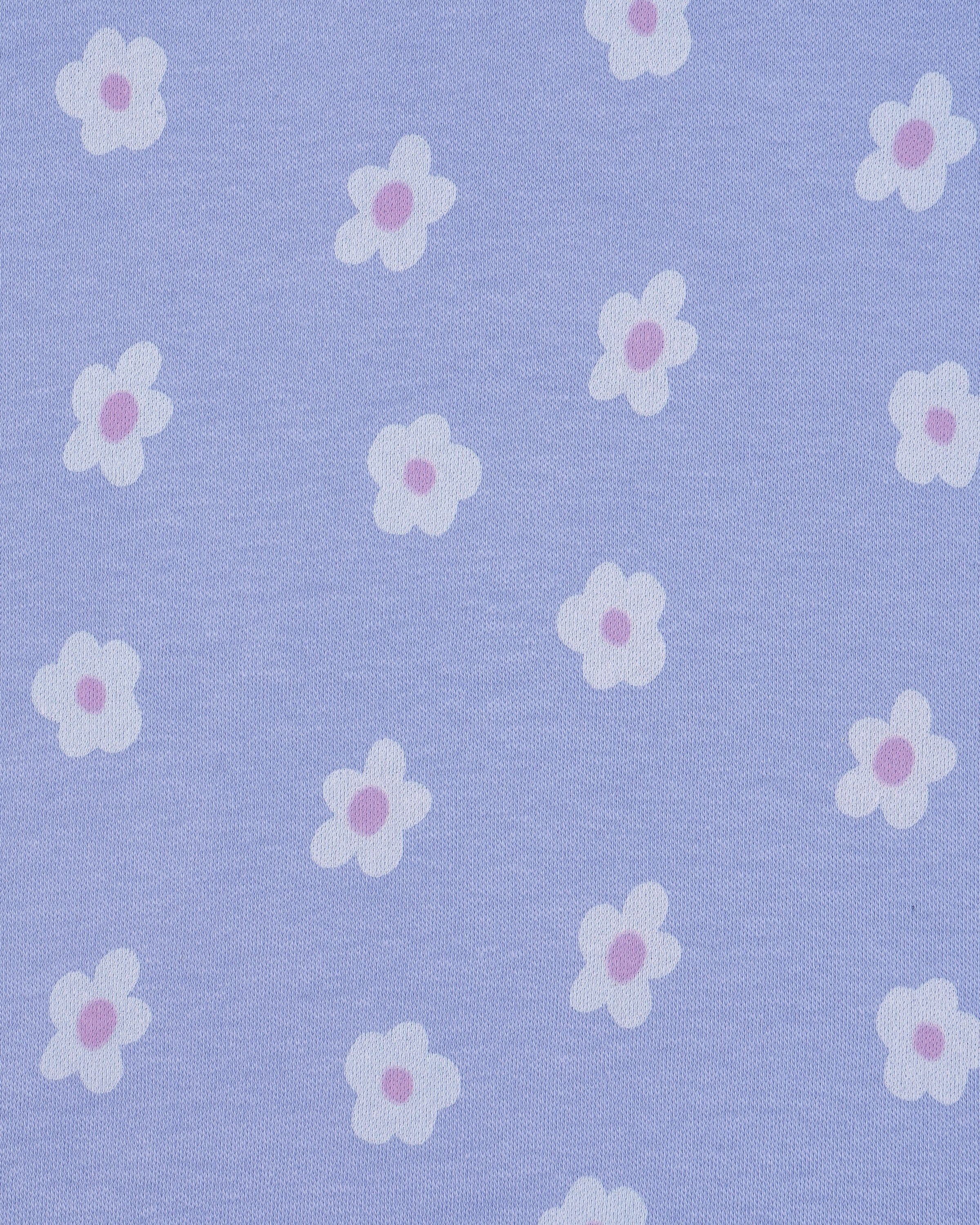 Purple Floral Printed Girls A-line Dress