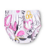 Minnie Love Printed Pink Girls Cotton Frock with Panty