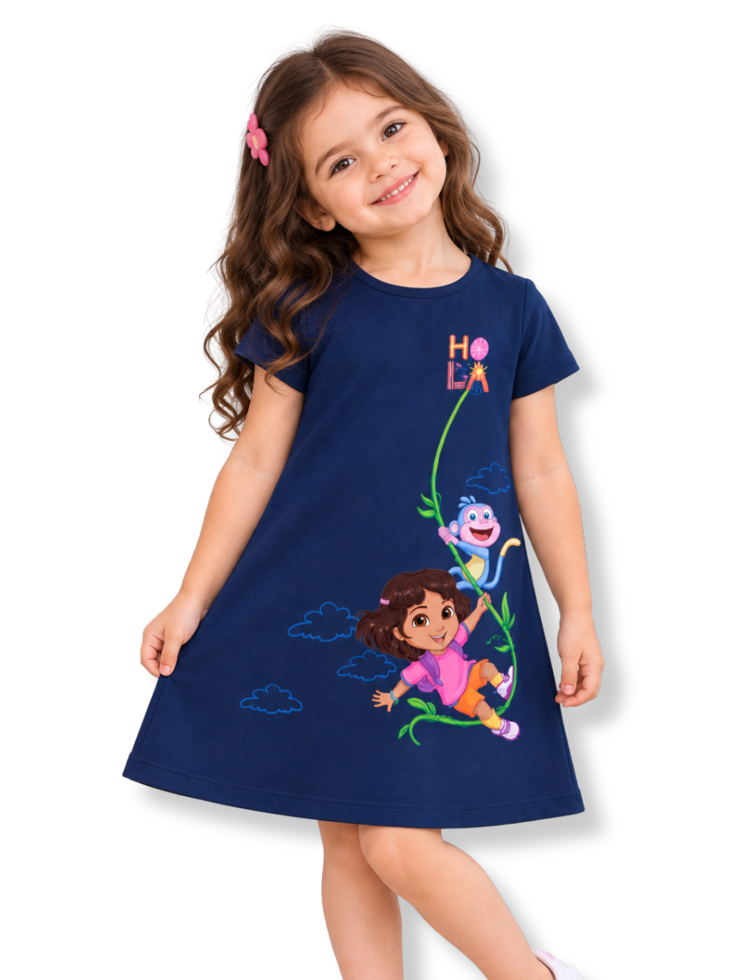 Hola Adventure Girls A-Line Frock – Dora©