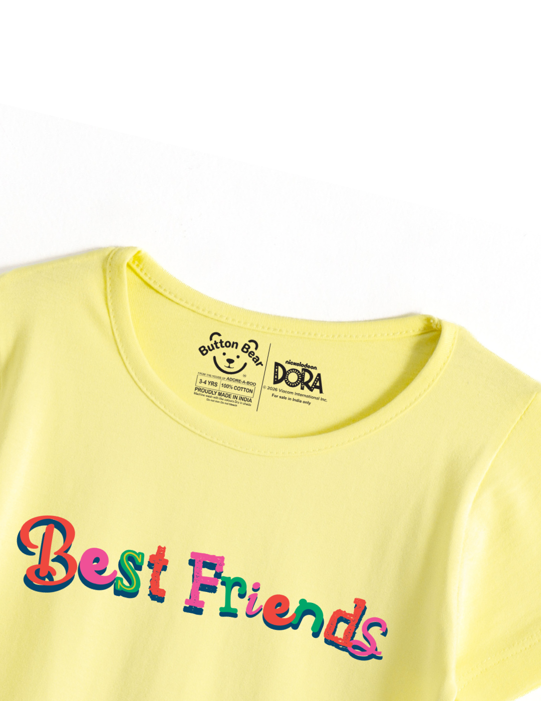 Best Friends Forever Girls A-Line Frock – Dora©