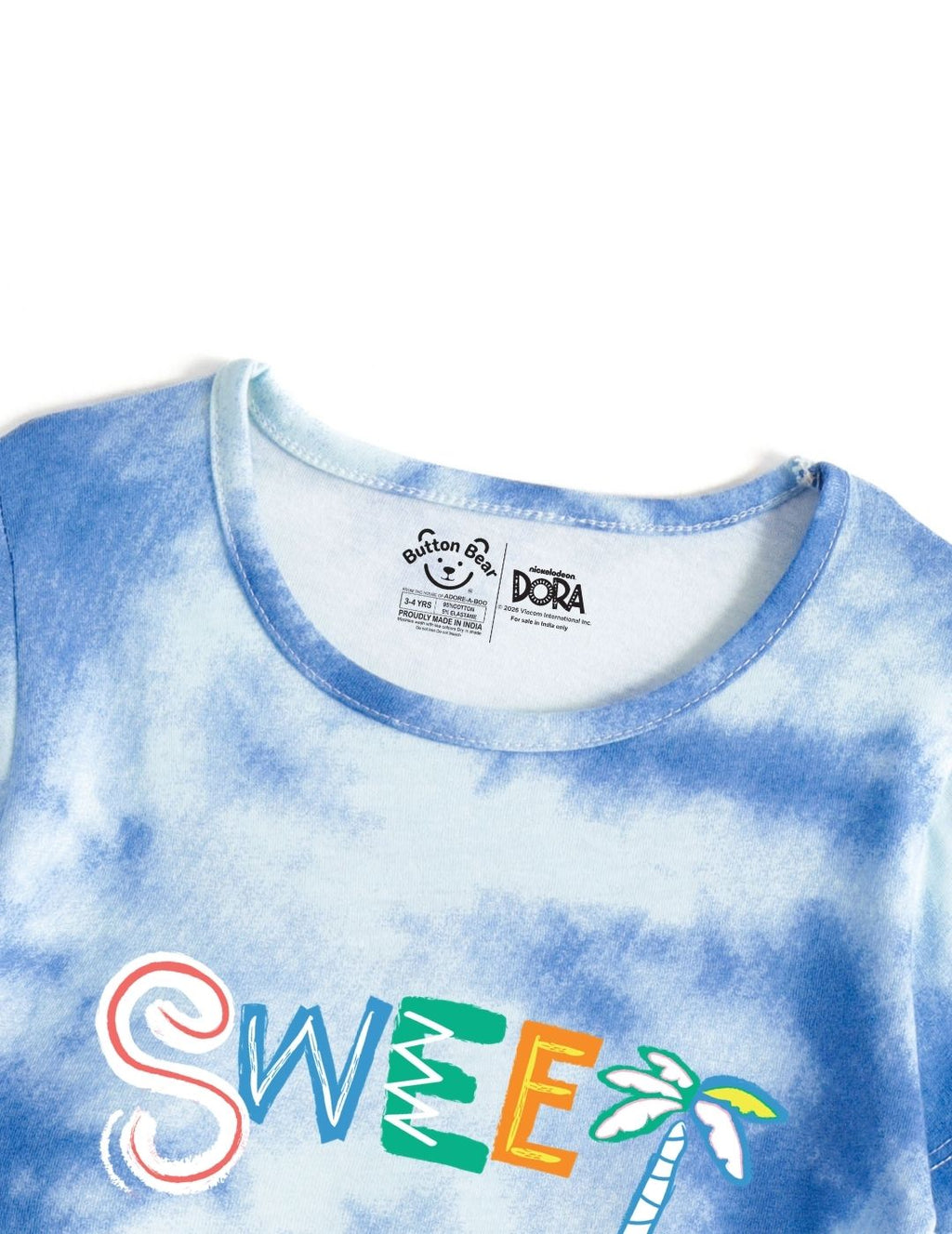 Dora & Boots Sweet Adventure Girls Tie & Dye A-Line Frock – Dora©