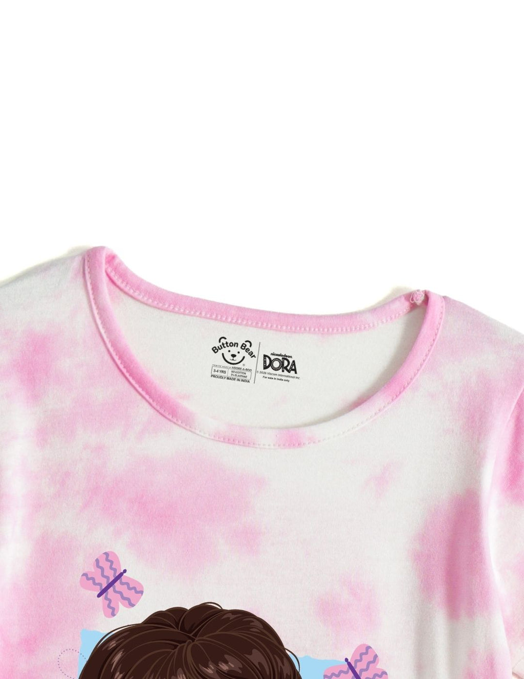 Dora Best Friend Girls Tie & Dye A-Line Frock – Dora©