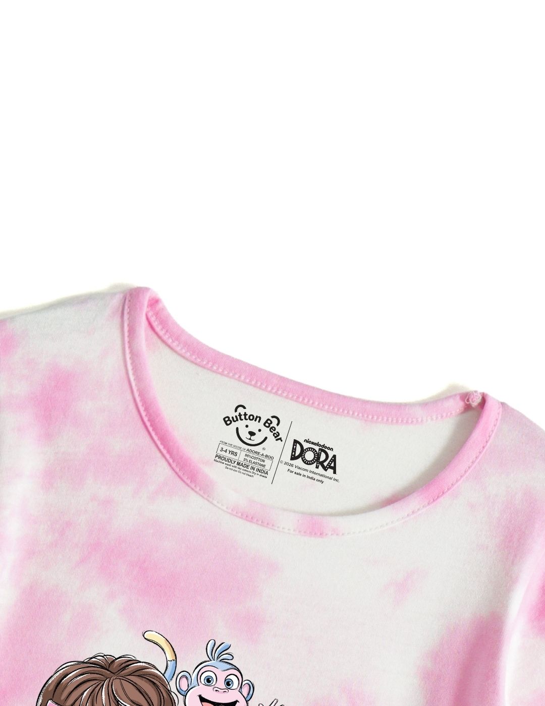 Dora & Boots Adventure Girls Tie & Dye A-Line Frock – Dora©
