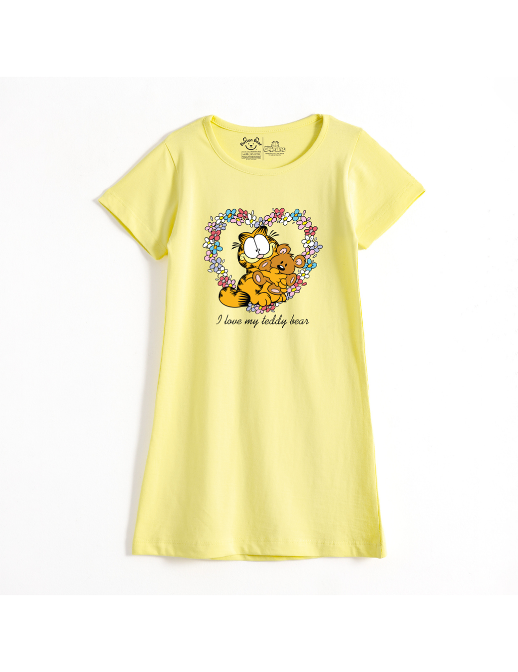 I Love My Teddy Bear Girls A-Line Frock – Garfield©