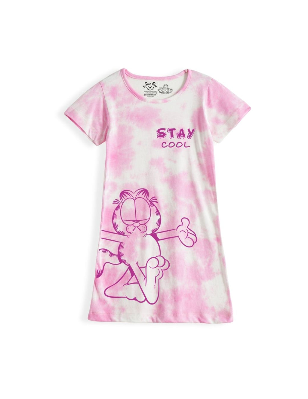 Stay Cool Girls Tie & Dye A-Line Frock – Garfield©