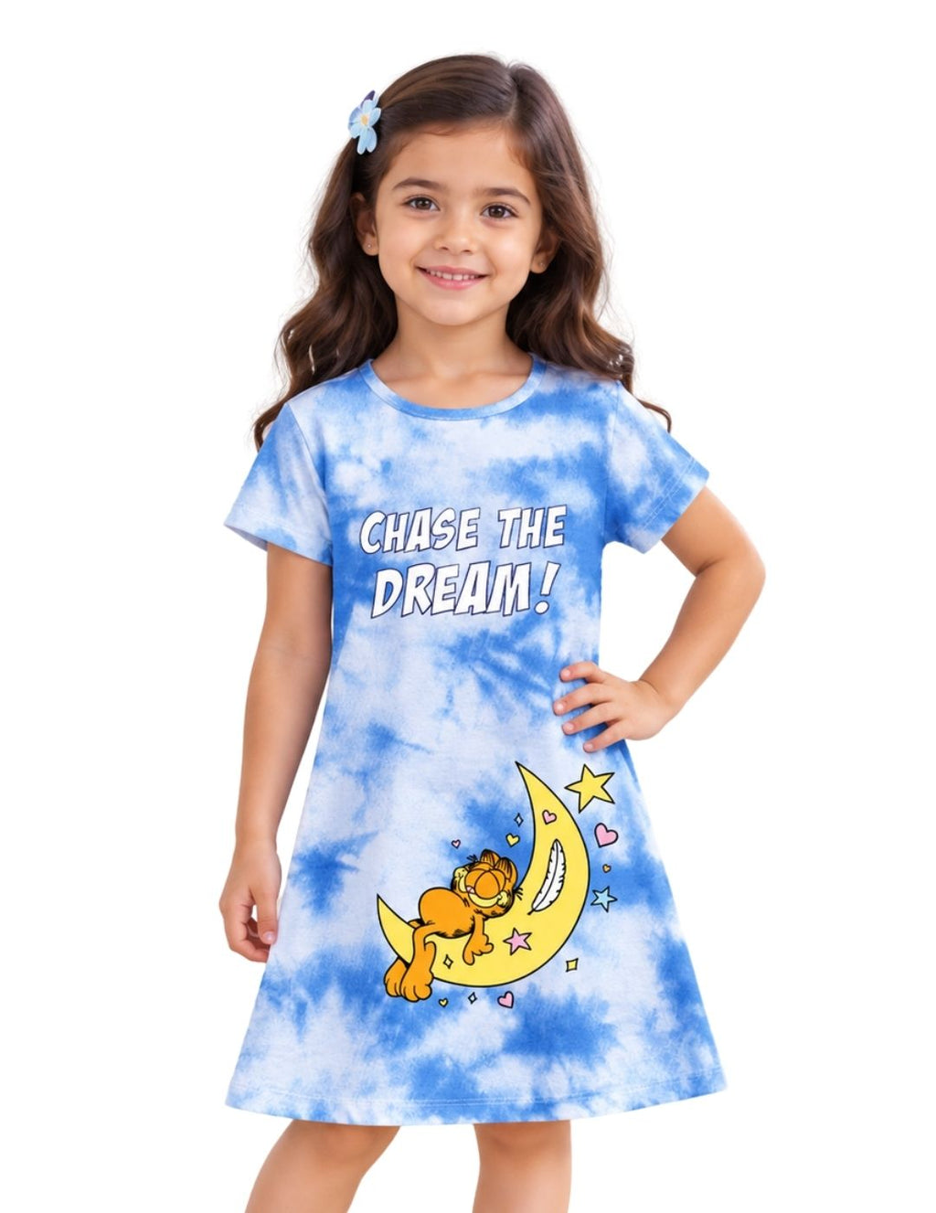 Chase the Dream Girls Tie & Dye A-Line Frock – Garfield©