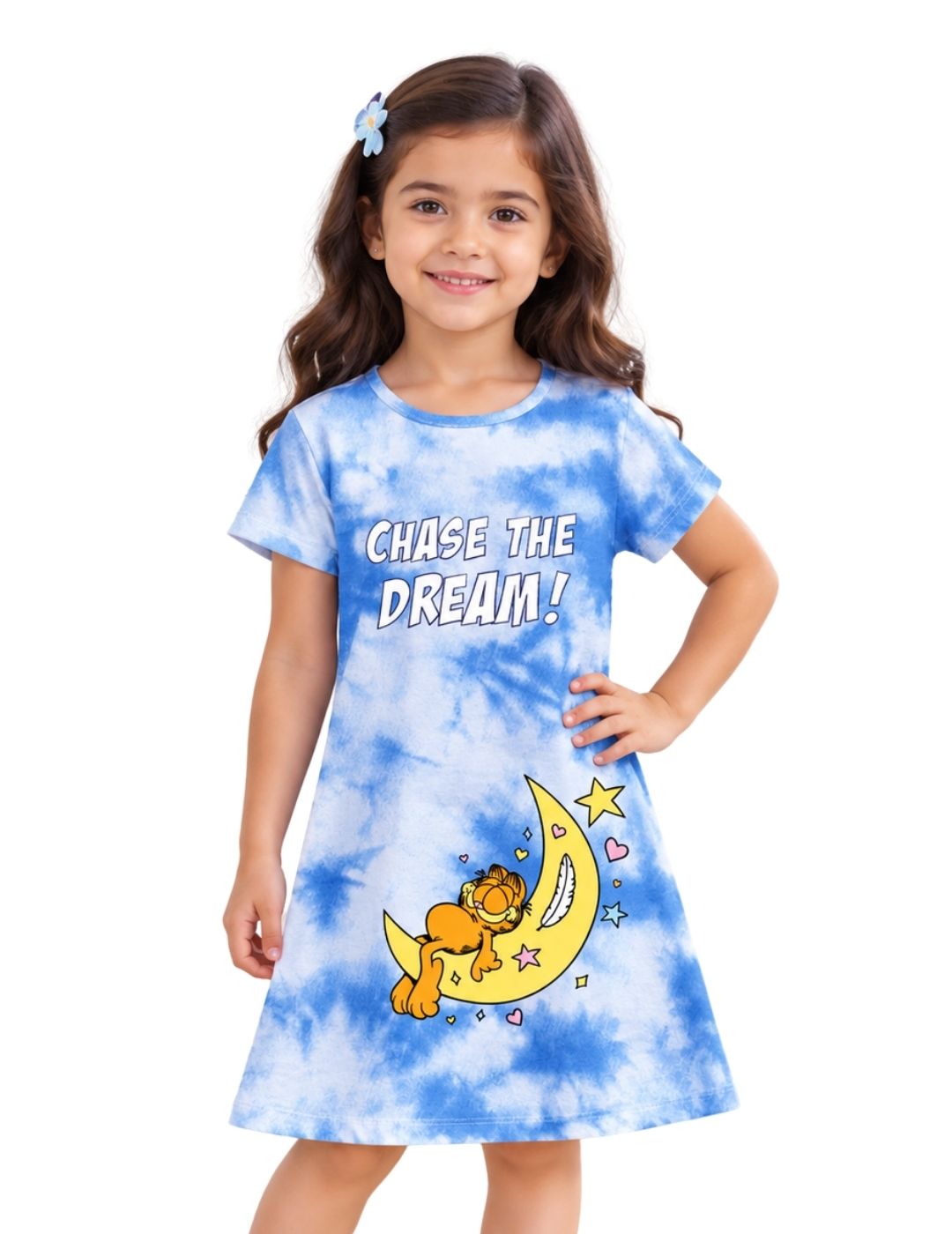 Chase the Dream Girls Tie & Dye A-Line Frock – Garfield©