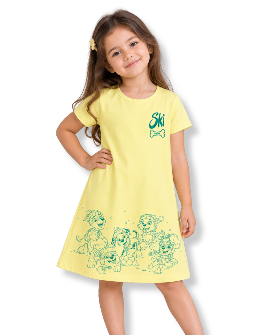 Ski Adventure Pups Girls A-Line Frock – Paw Patrol©