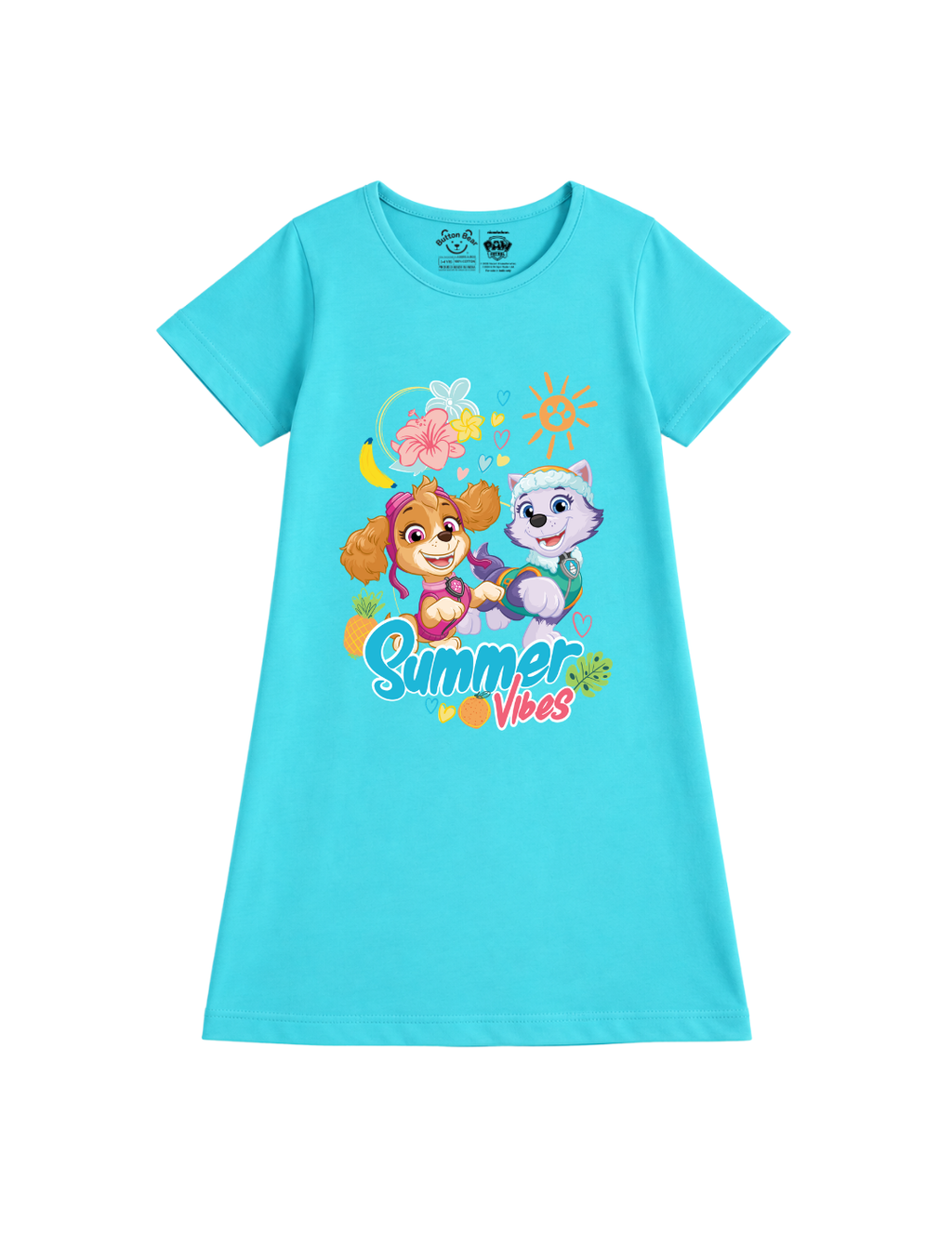 Skye & Everest Summer Vibes Girls A-Line Frock – Paw Patrol©