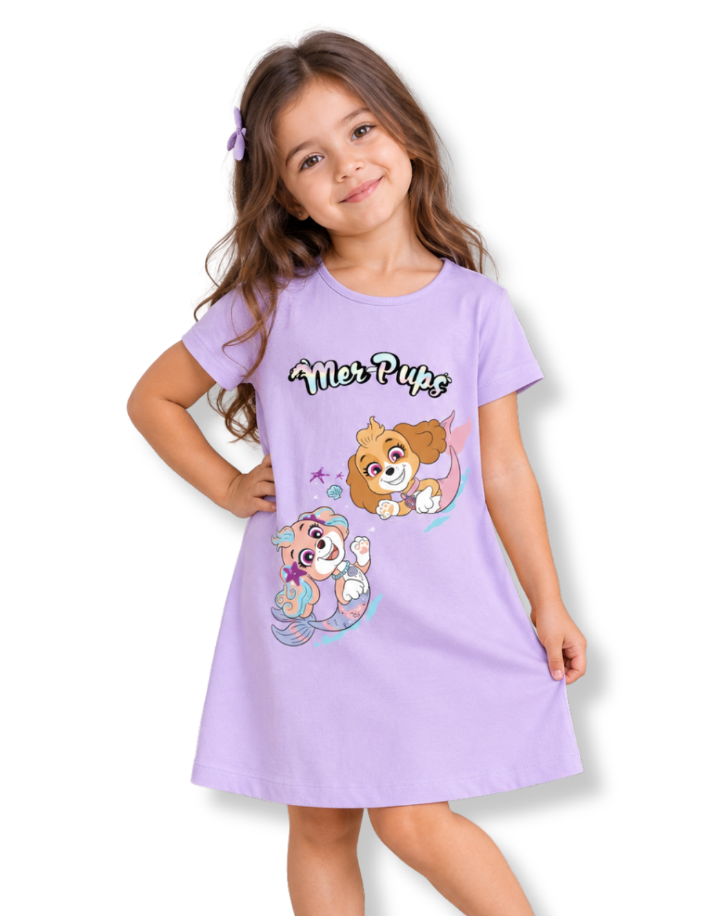 Mer Pups Skye & Coral Girls A-Line Frock – Paw Patrol©