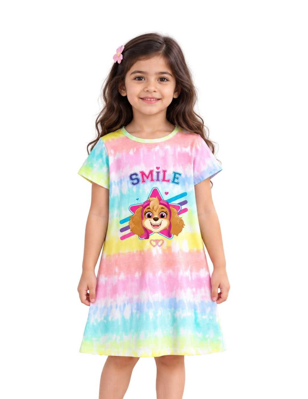 Smiling Skye Girls Tie & Dye A-Line Frock – Paw Patrol©