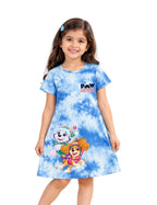 Skye & Everest Winter Adventure Girls Tie & Dye A-Line Frock – Paw Patrol©