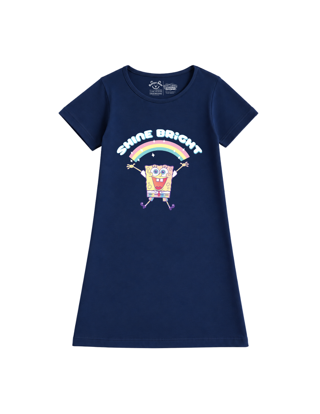 Shine Bright SpongeBob Girls A-Line Frock – SpongeBob©