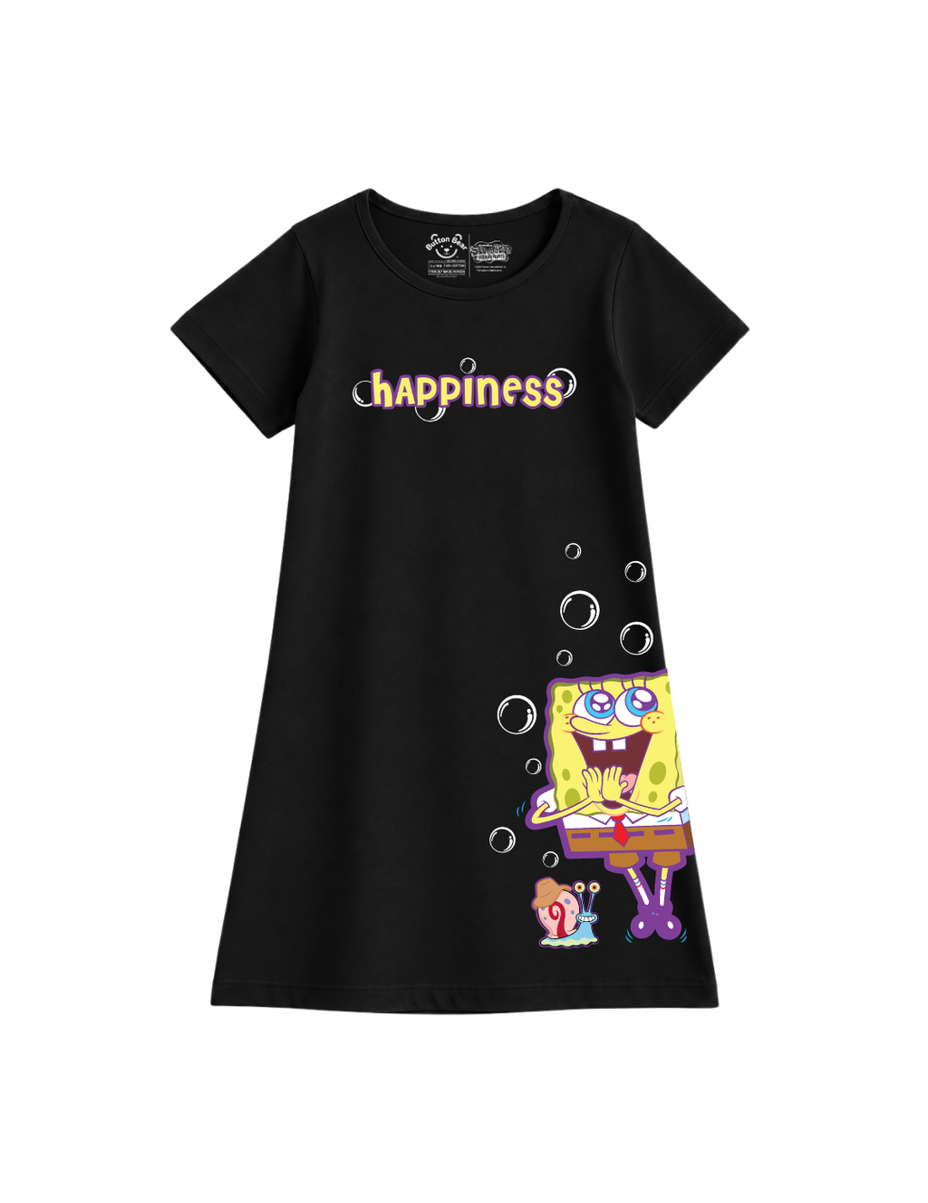Happiness SpongeBob & Gary Girls A-Line Frock – SpongeBob©