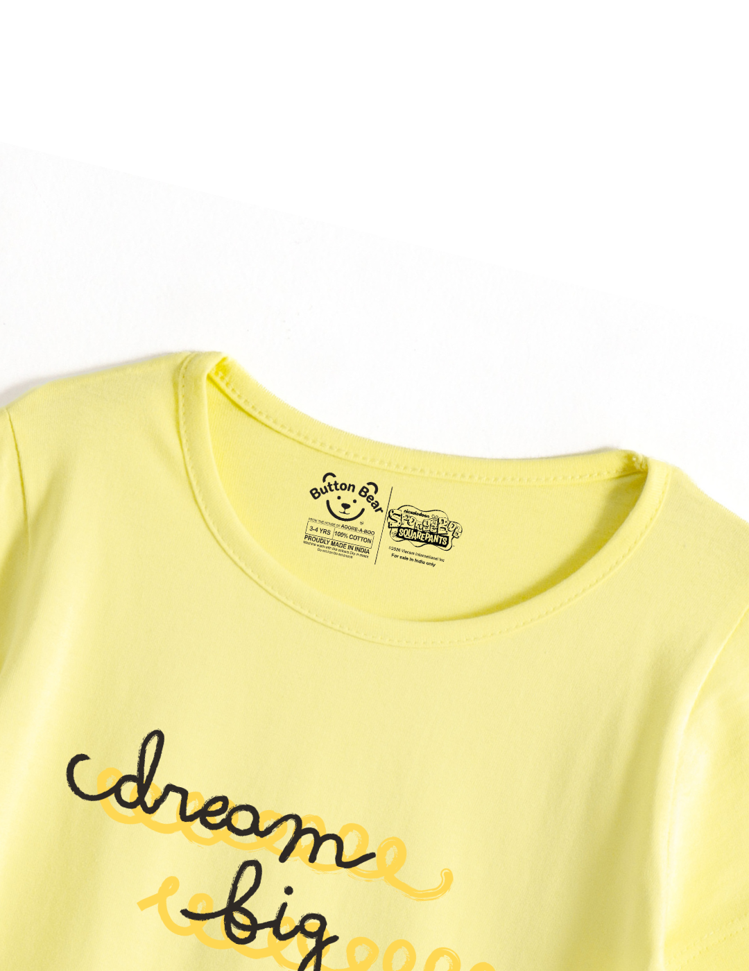 Dream Big SpongeBob Girls A-Line Frock – SpongeBob©