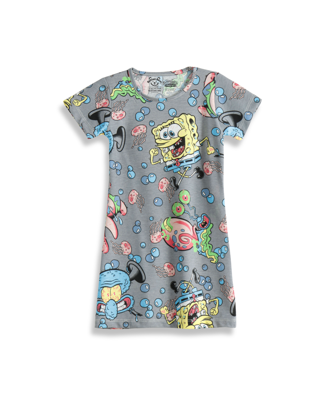 Underwater Adventure All-Over Print Girls A-Line Frock – SpongeBob©