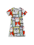 SpongeBob & Bikini Bottom Friends All-Over Print Girls A-Line Frock – SpongeBob©
