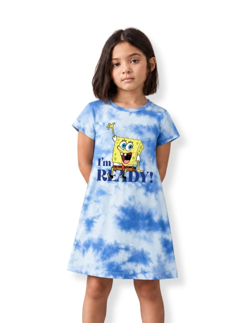 Ready SpongeBob Girls Tie & Dye A-Line Frock – SpongeBob©