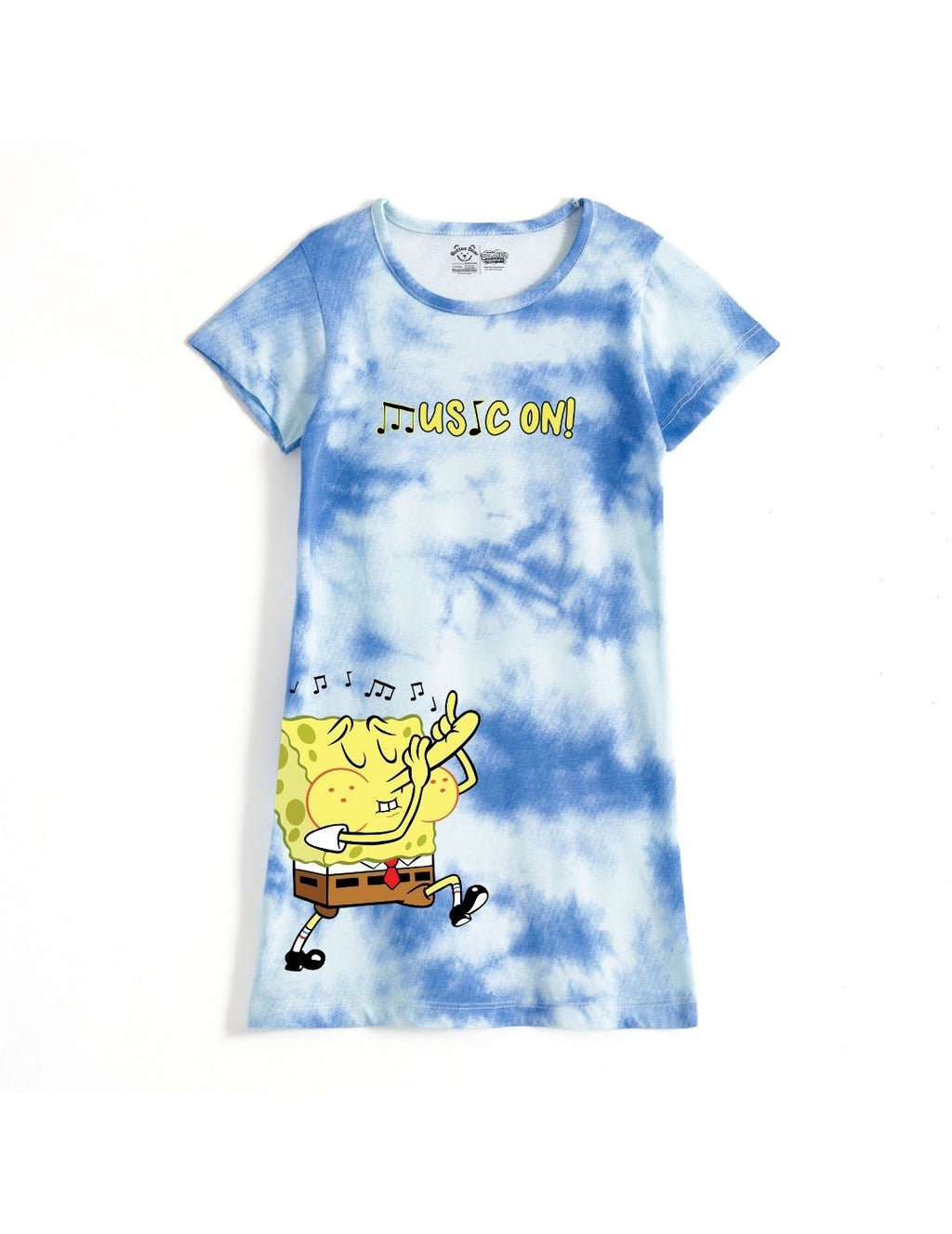 Music On SpongeBob Girls Tie & Dye A-Line Frock – SpongeBob©