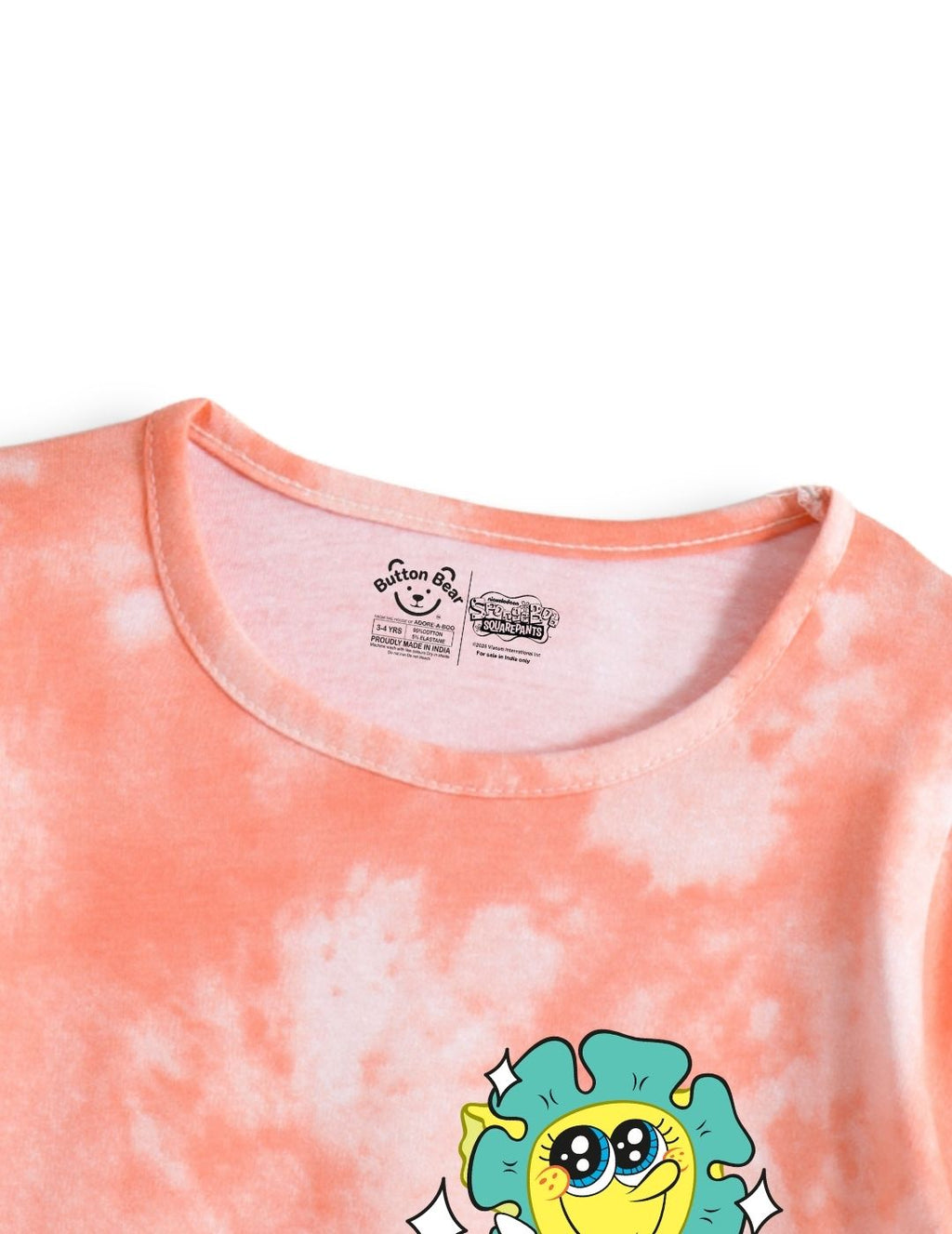 Happy SpongeBob Girls Tie & Dye A-Line Frock – SpongeBob©