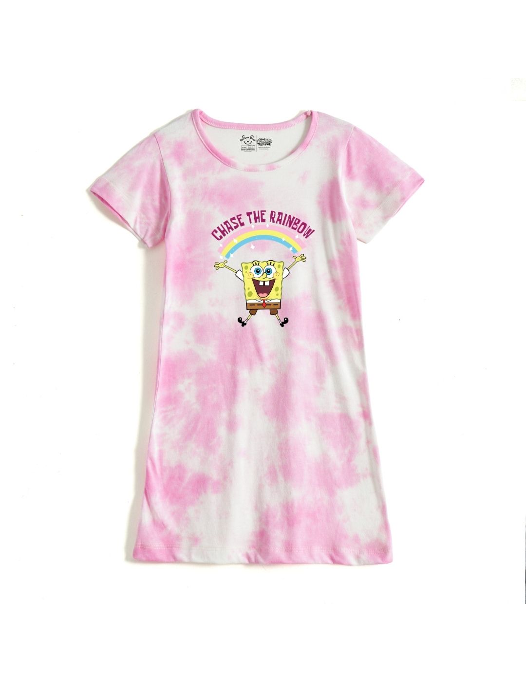 Rainbow SpongeBob Girls Tie & Dye A-Line Frock – SpongeBob©