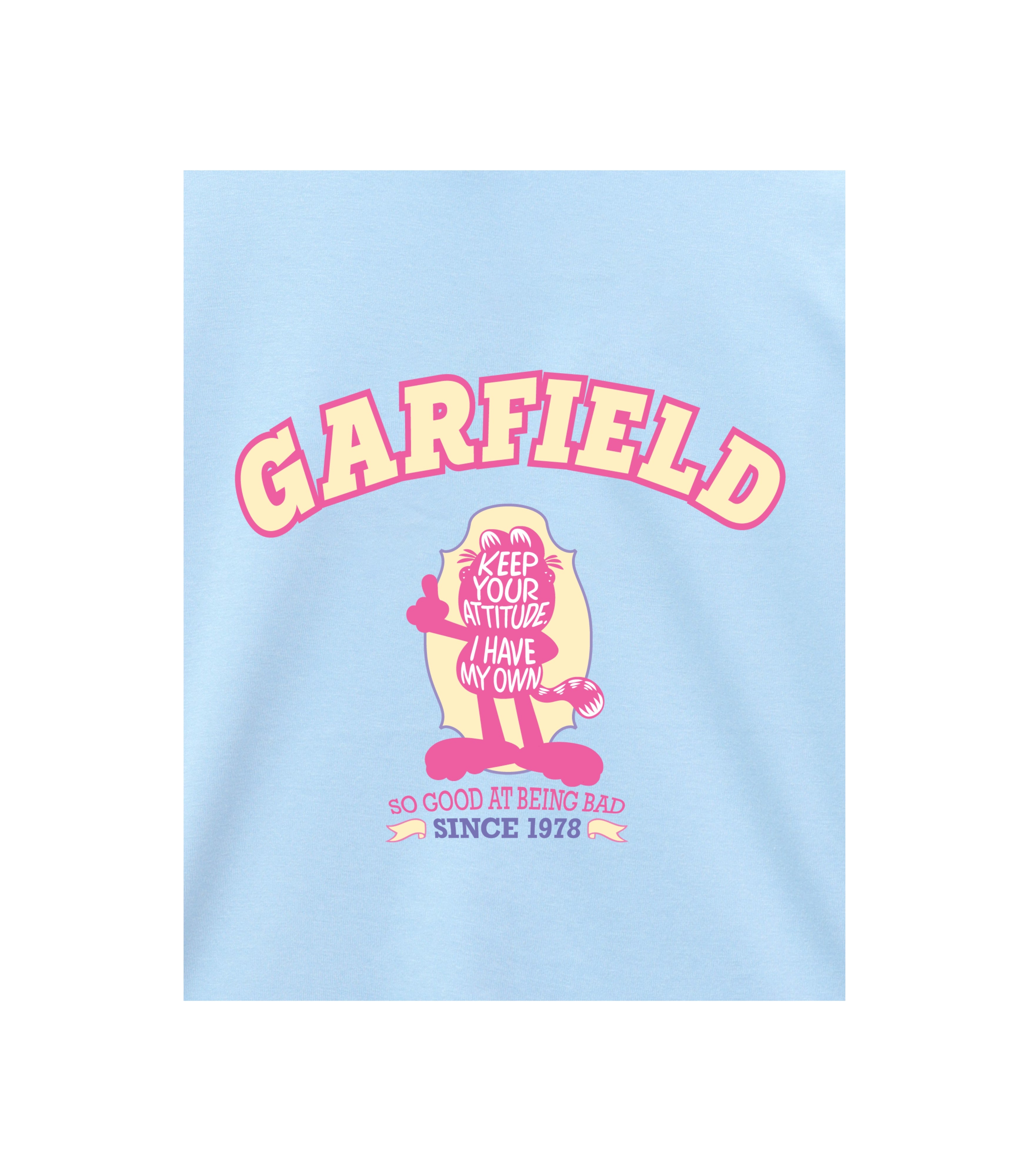 Garfield Motivational Print Kids T-Shirt