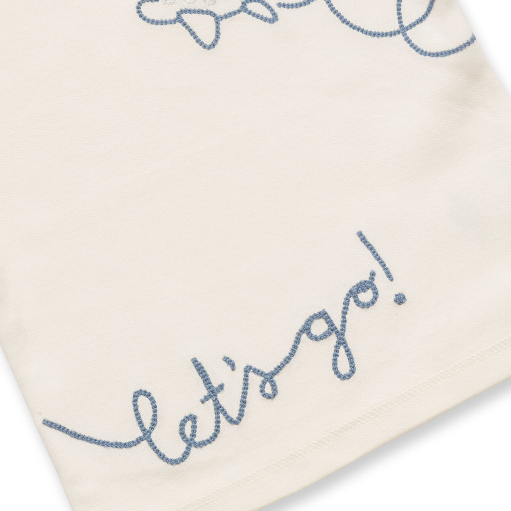 Gorgeous Halfwhite & Beige Theme Stripes & Aviation Designer Baby Layette Pack