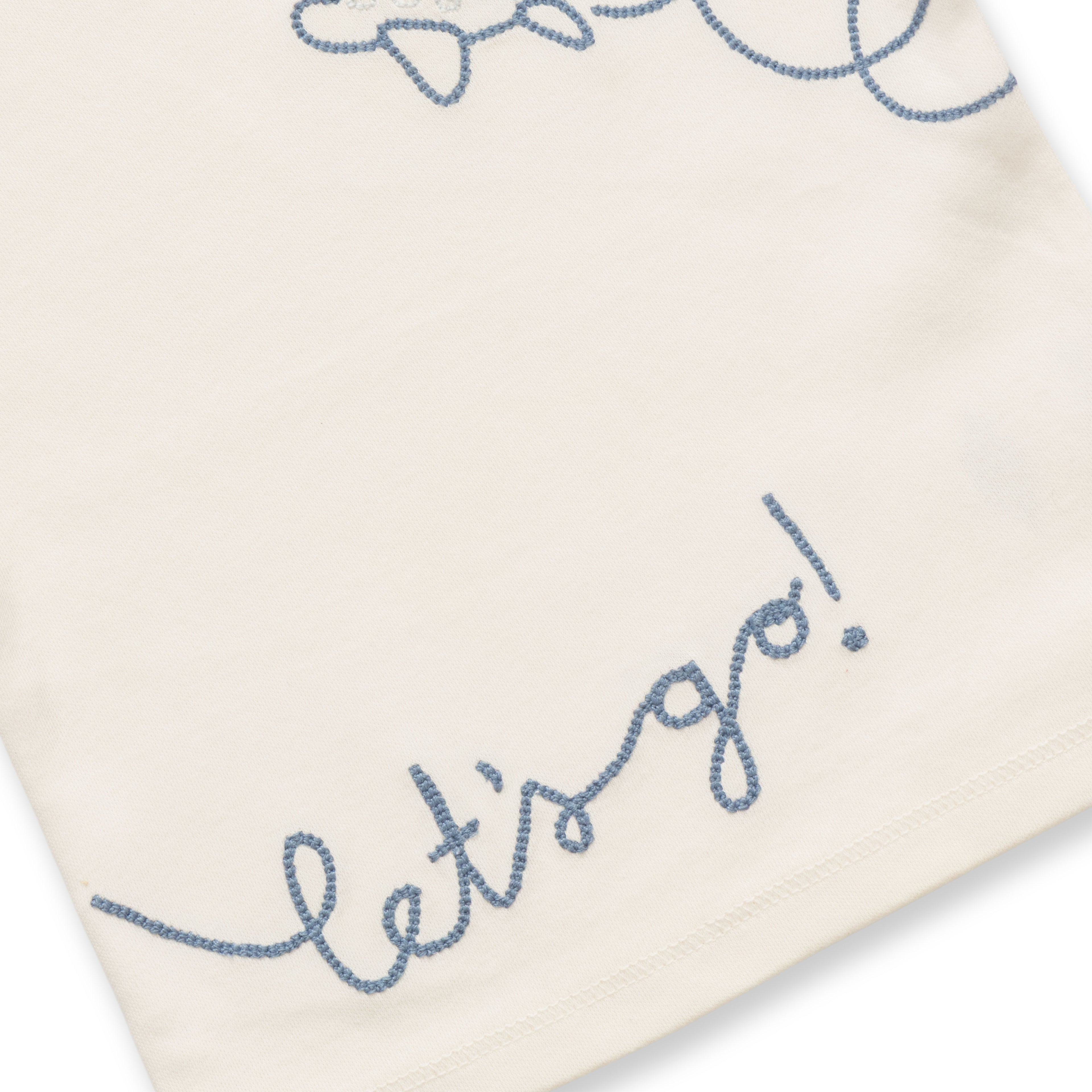 Gorgeous Halfwhite & Beige Theme Stripes & Aviation Designer Baby Layette Pack