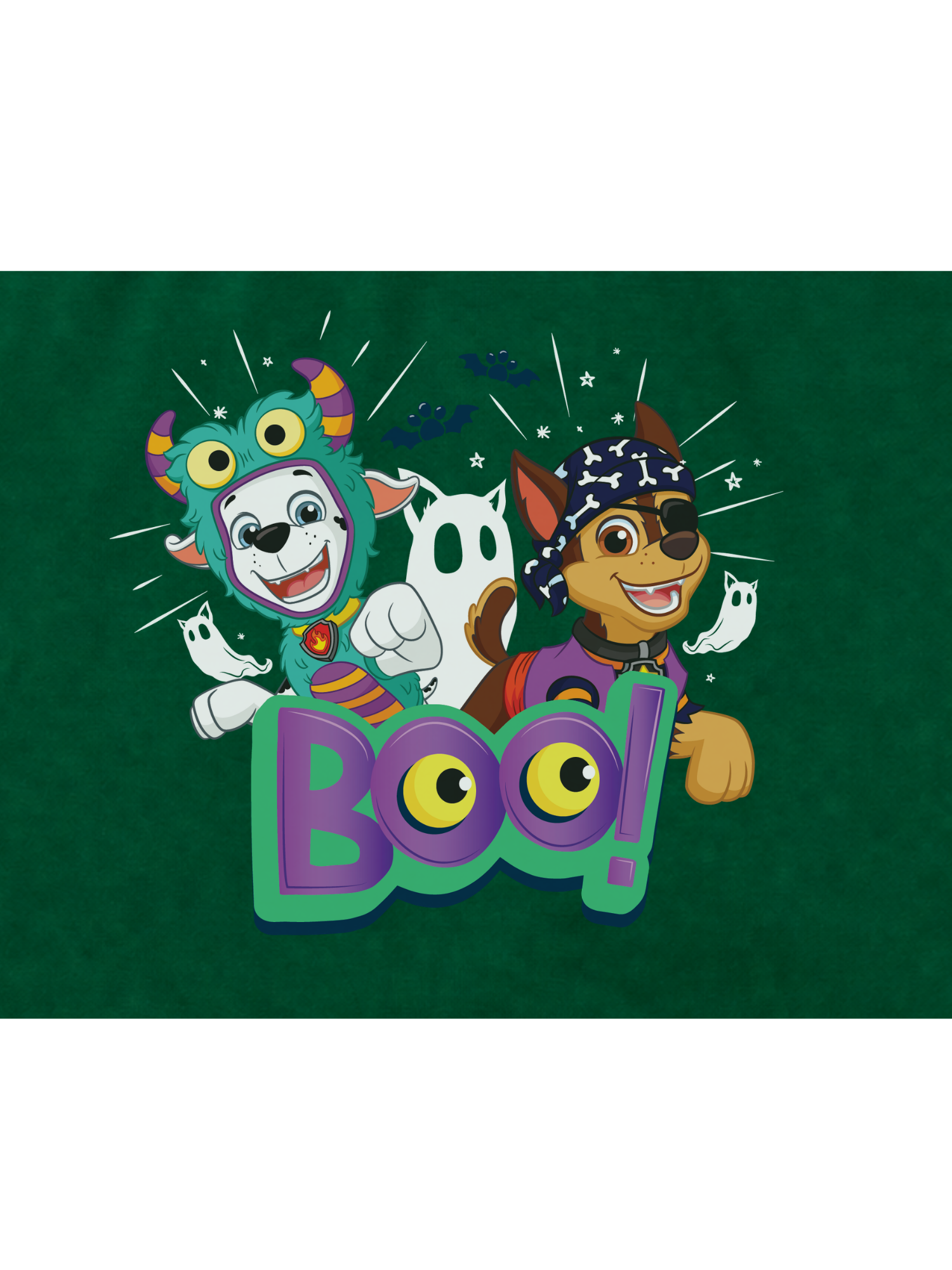 Green Bat Hero Paw Action Kids Trunks