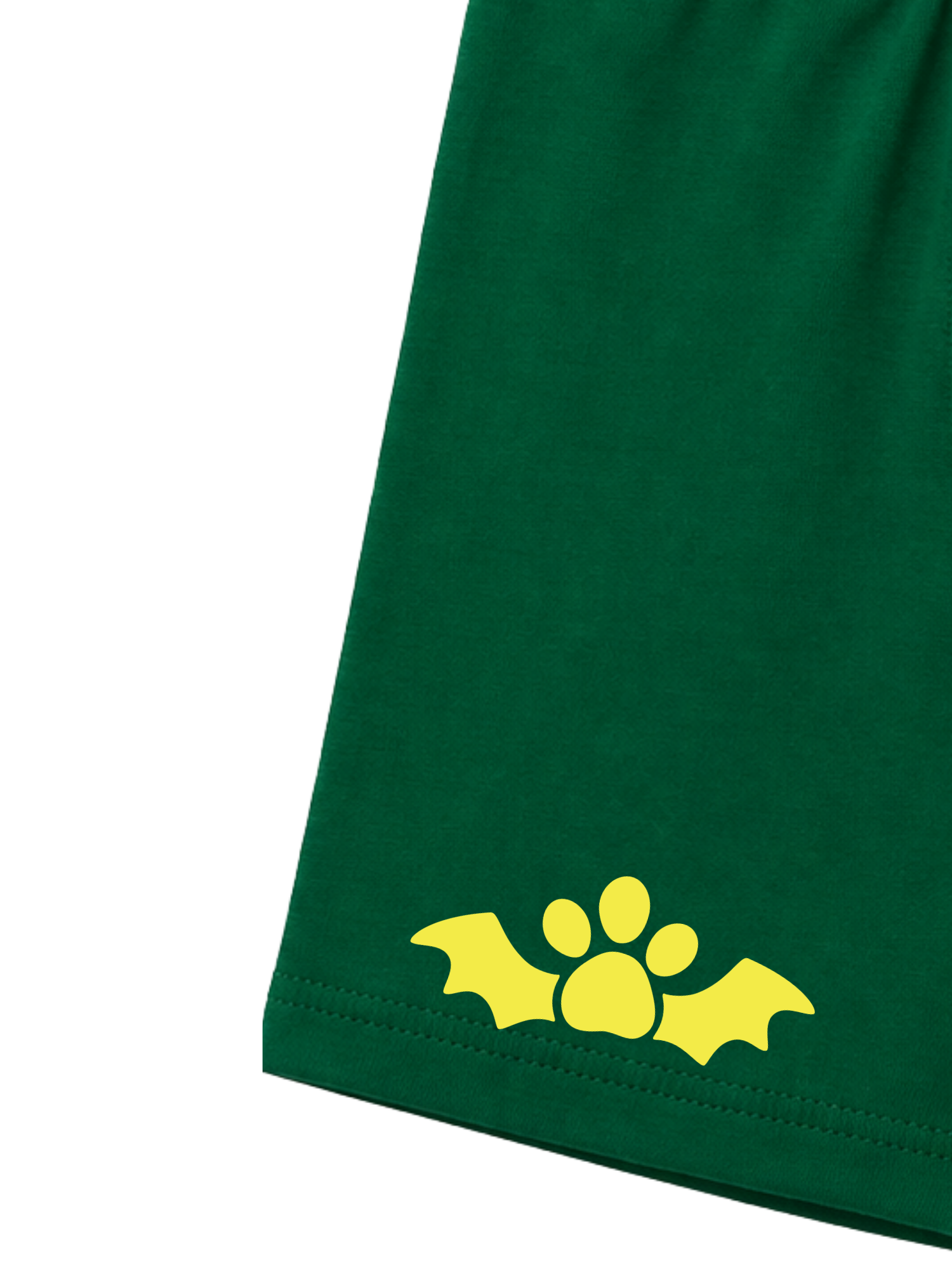 Green Bat Hero Paw Action Kids Trunks