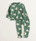 Green Chicken Dance Print Kids Pyjama Set