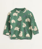 Green Chicken Dance Print Kids Pyjama Set