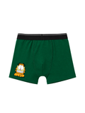 Green Garfield Smiling Pose Kids Trunks