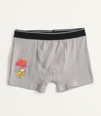 Grey Garfield Fun Print Kids Trunks