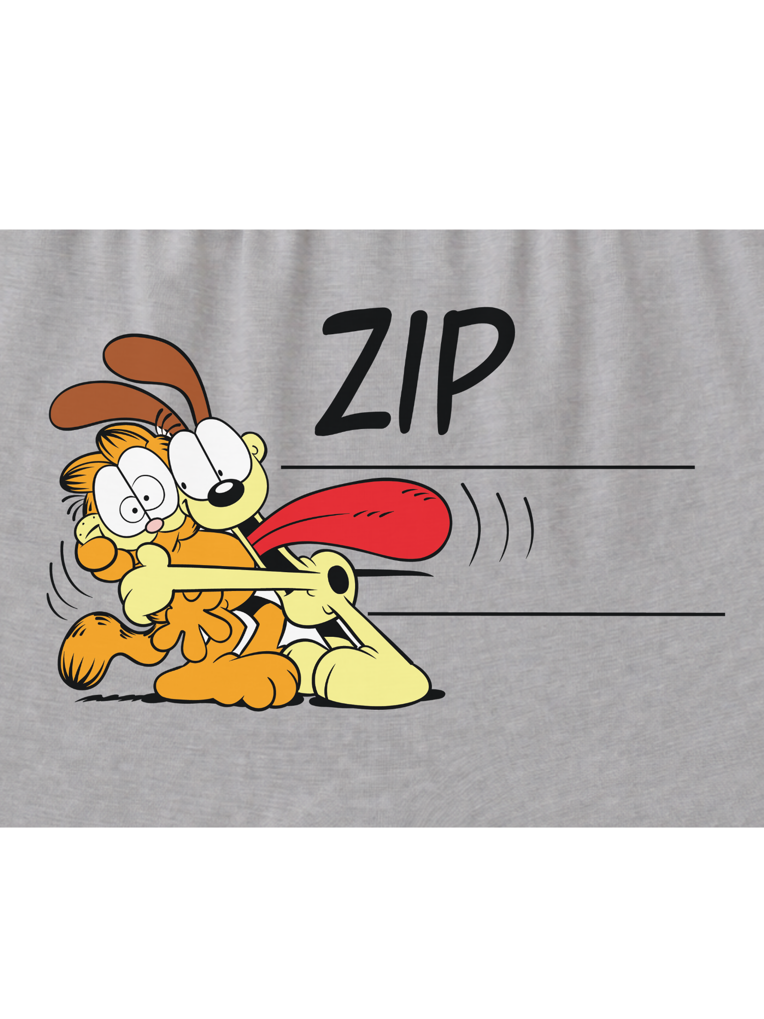 Grey Garfield Thumbs-Up Action Kids Trunks