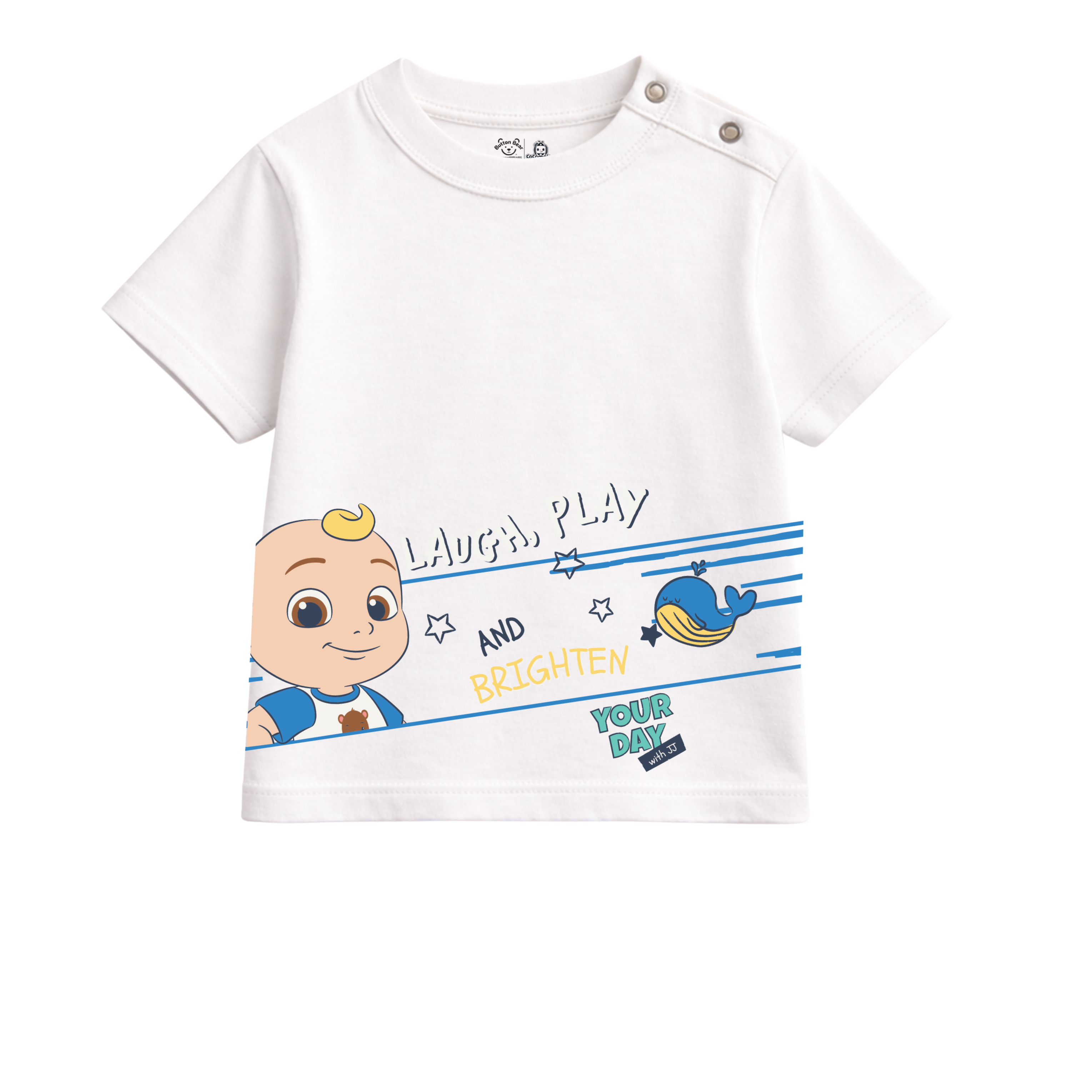 Cocomelon Laugh Play Brighten Your Day Baby T-Shirt