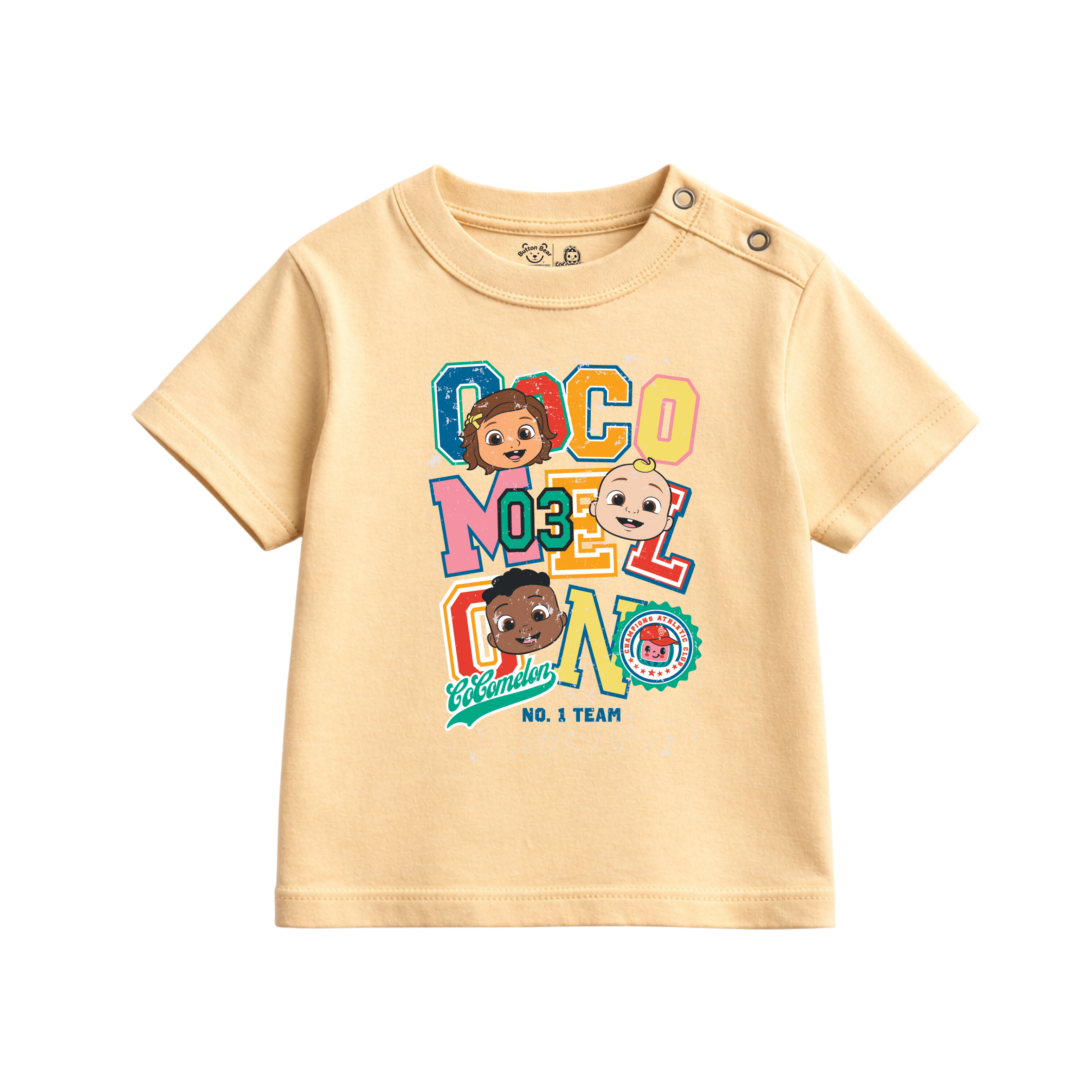 Cocomelon No.1 Team Cartoon Baby T-Shirt – JJ & Friends