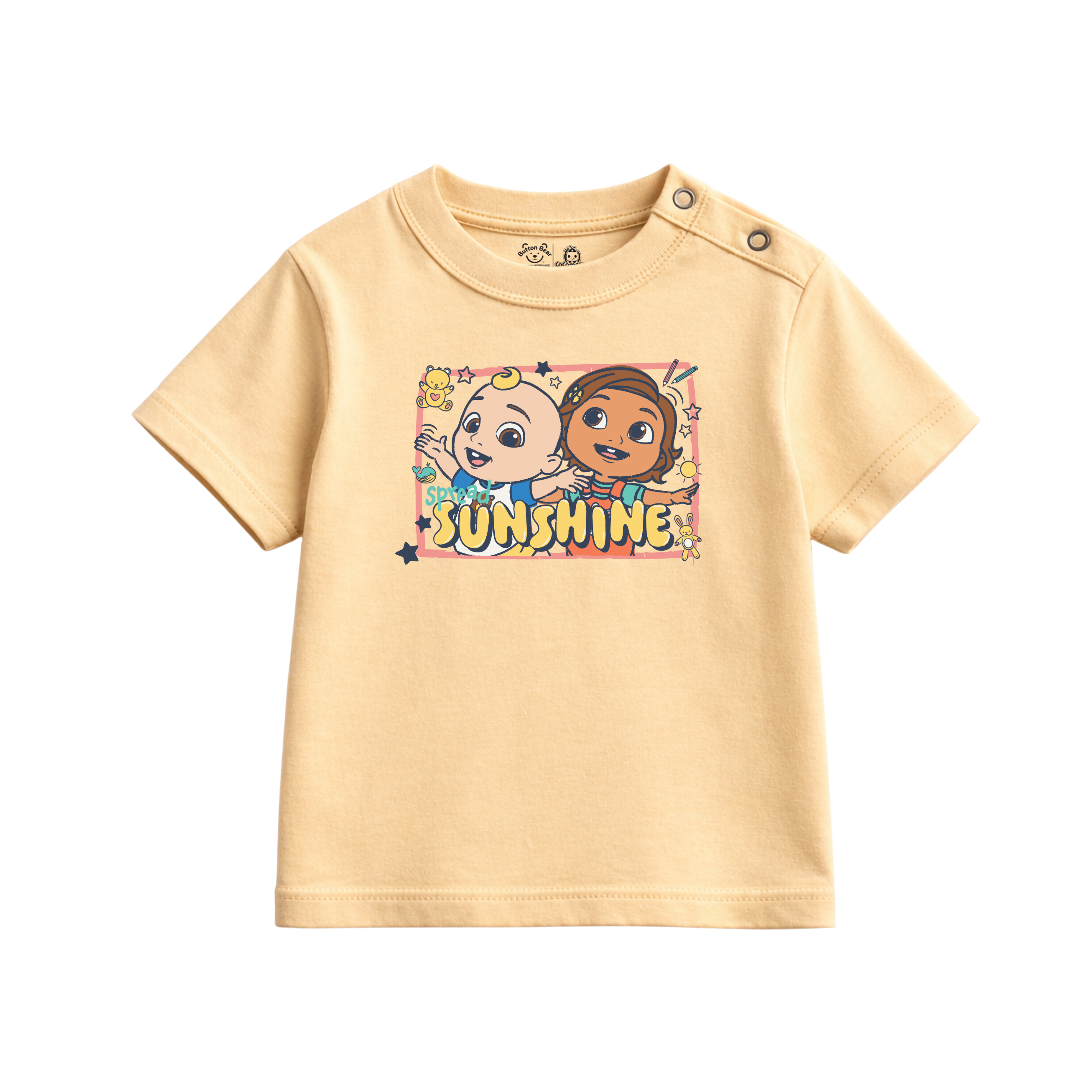 Cocomelon Spread Sunshine Cartoon Baby T-Shirt – JJ & Nina