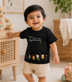 Black Cocomelon Little Wings Big Adventures Baby T-Shirt