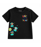 Black Cocomelon Big Wheel Big Fun Baby T-Shirt