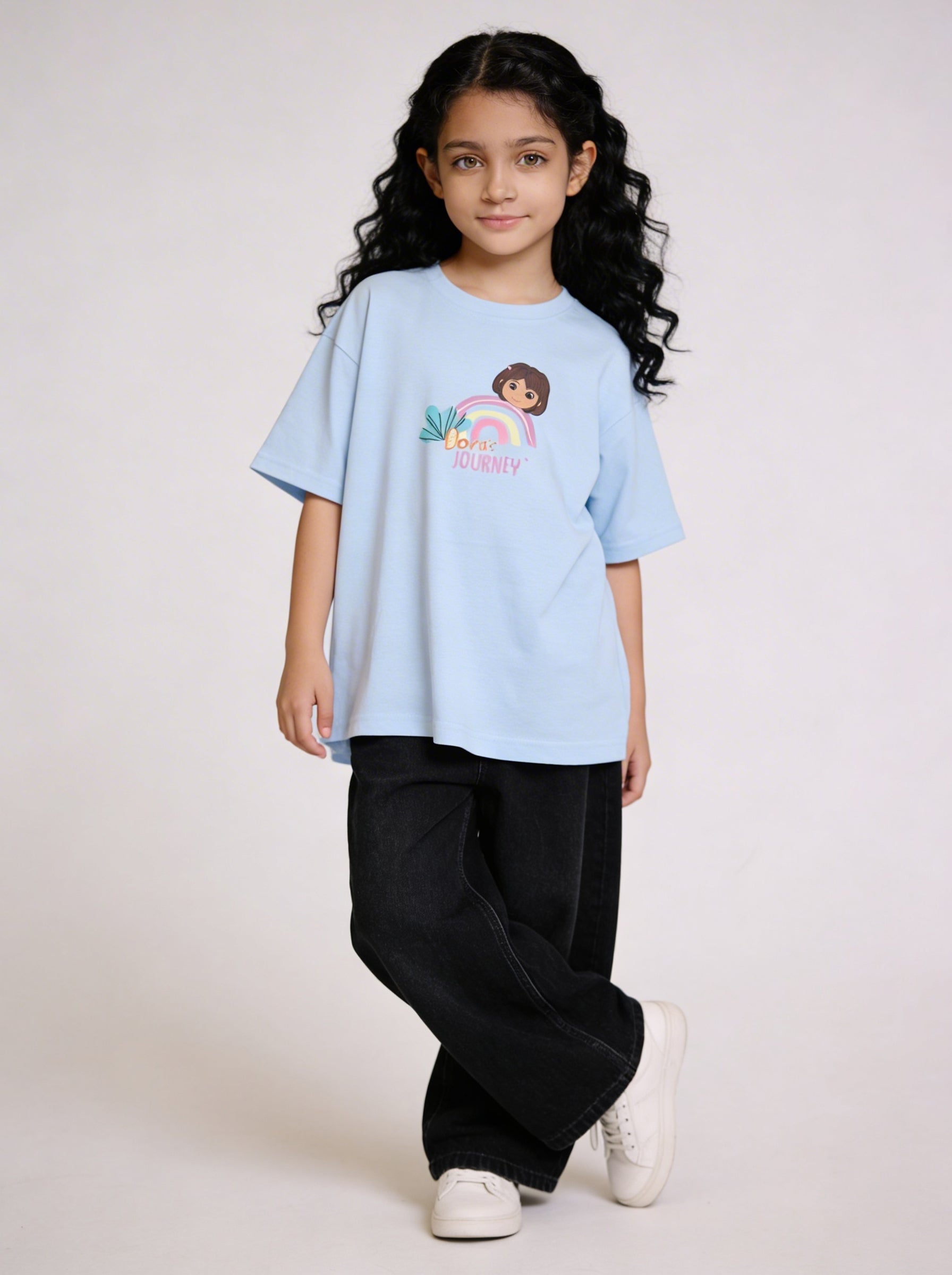 Rainbow Adventure Swag Kids T-Shirt – Dora