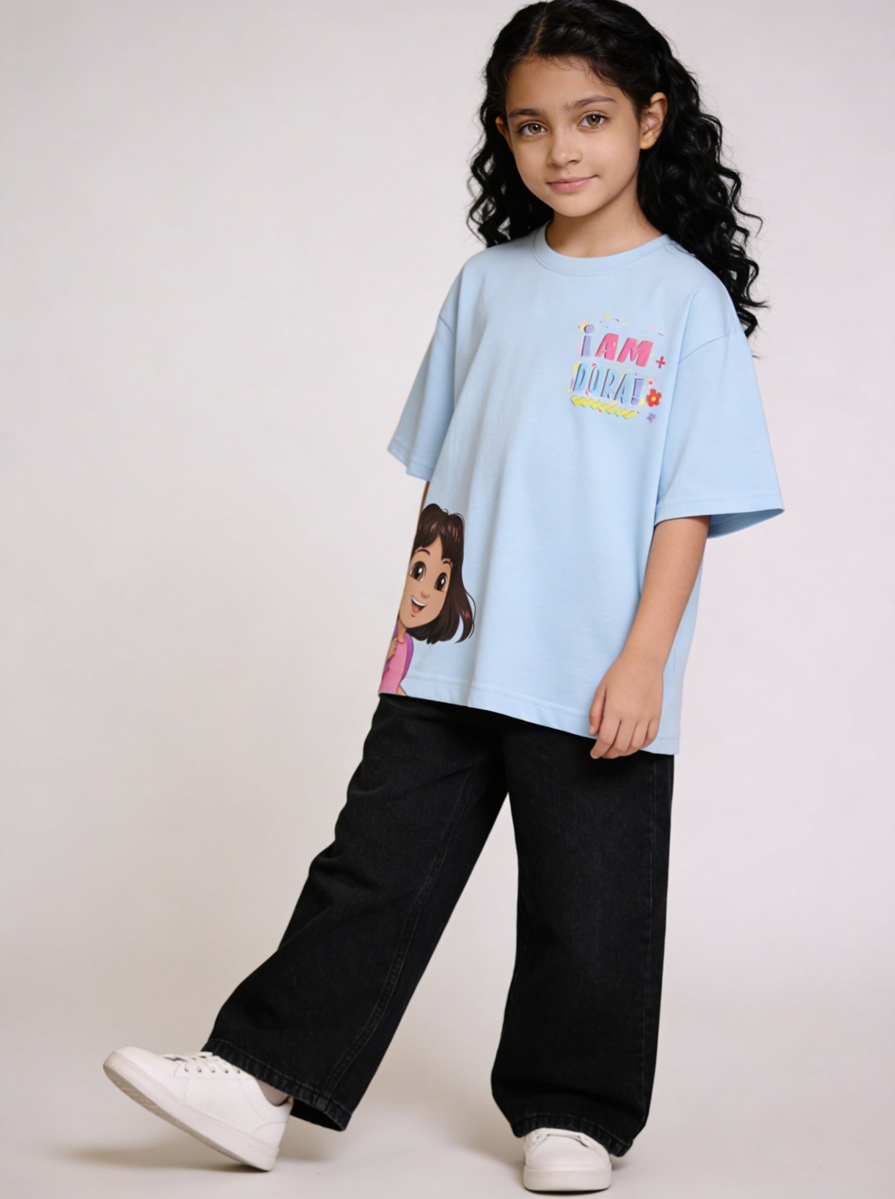 Dora is Here Graphic Kids T-Shirt - Dora