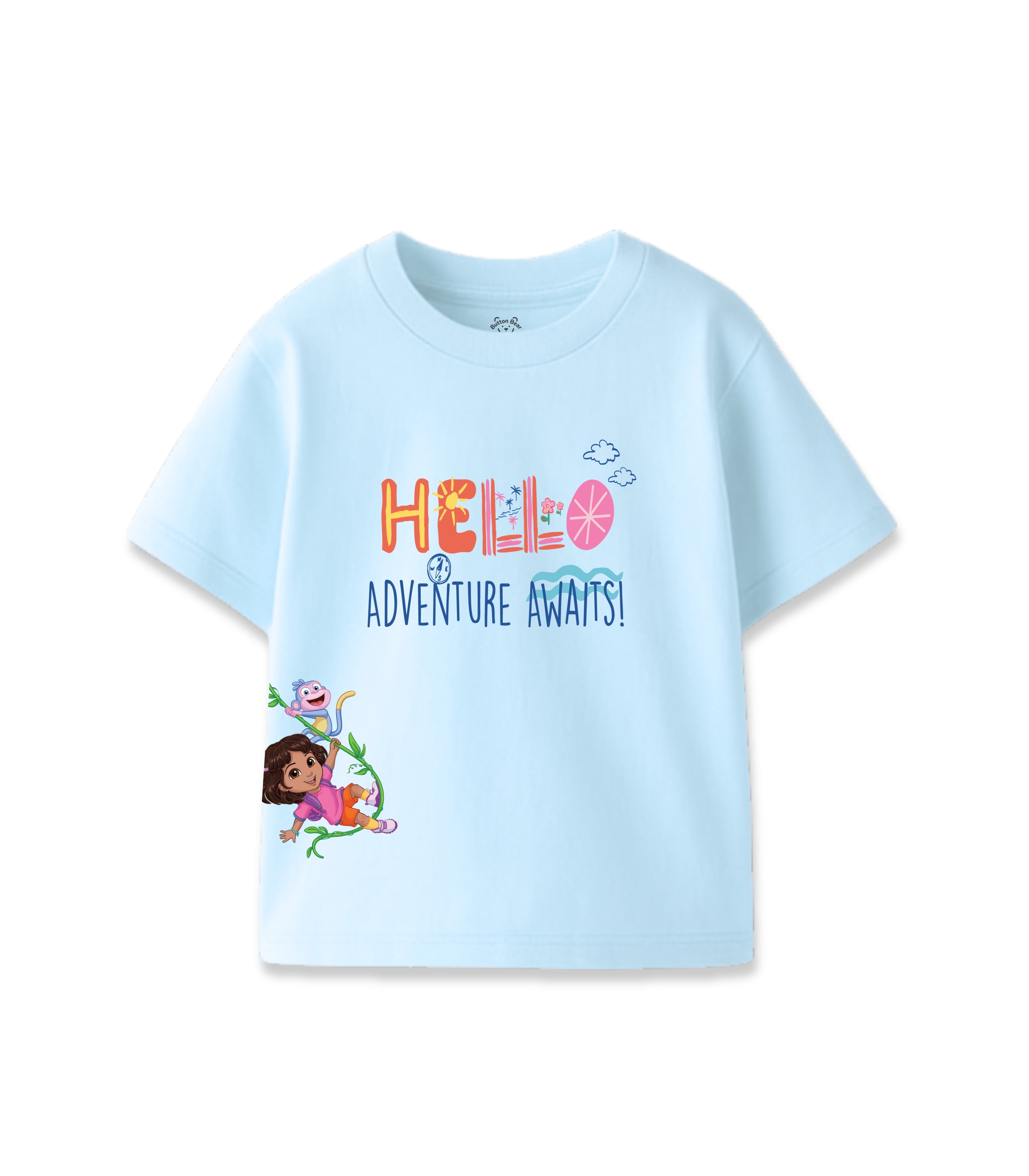 Hello Adventure Cool Swing Kids T-Shirt - Dora