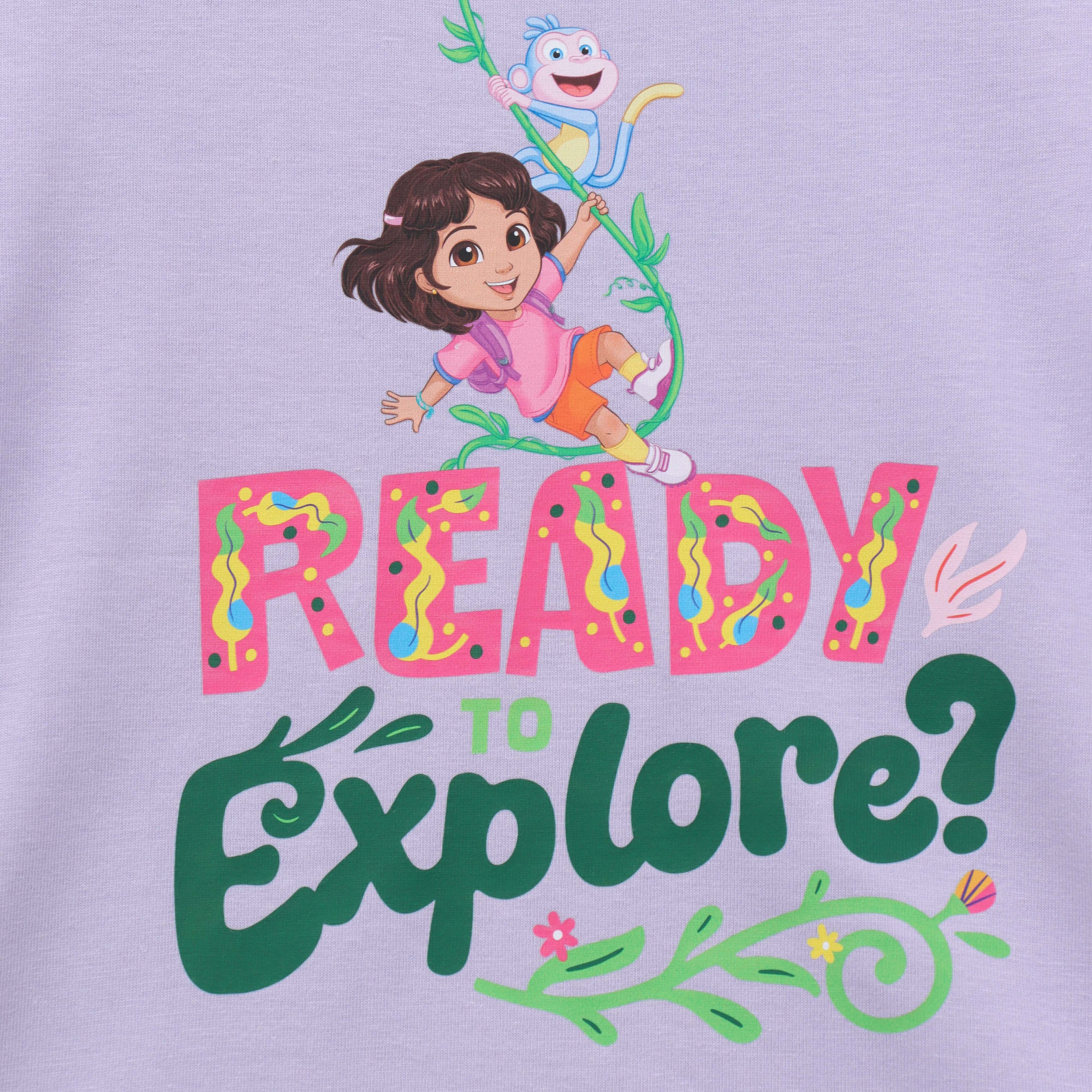 Ready to Explore Adventure Kids T-Shirt - Dora