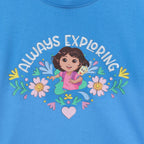 Always Exploring Floral Graphic Kids T-Shirt – Dora