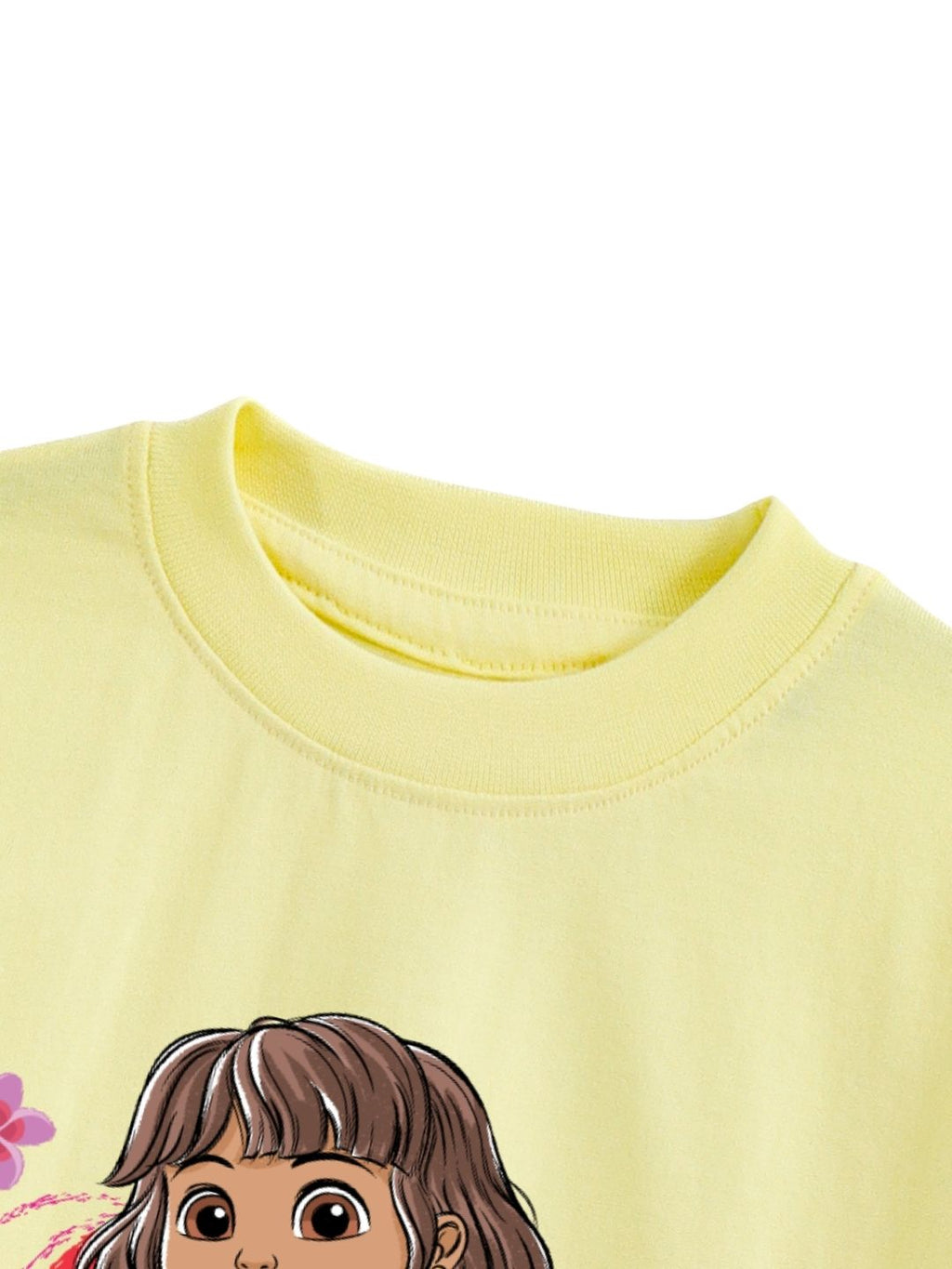 Yellow Dora Dream Big Adventure Graphic Kids T-Shirt