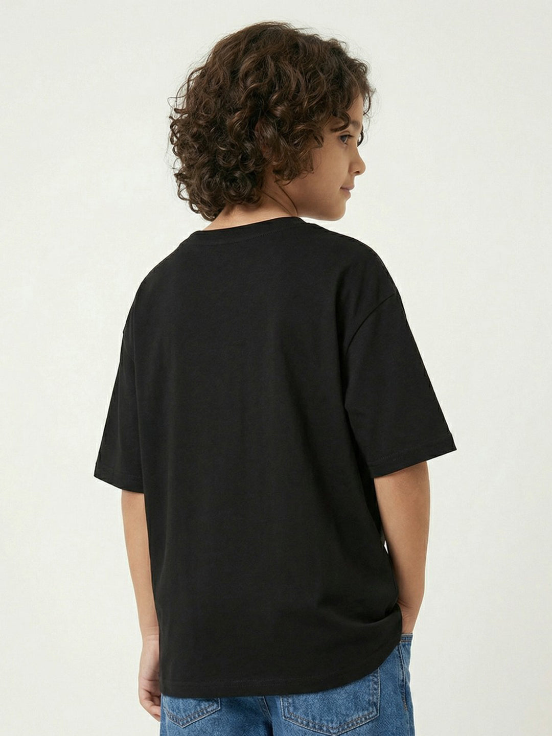 Garfield I Hate Mondays Graphic Print Black Kids  T-Shirt